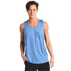 Vuori Tradewind Performance Tank Blue Pocket Men’s M NWOT